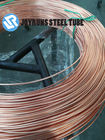 4.76mm*0.65mm Steel Bundy Tube ASTM A254 SPCC  Pancake Copper Tube